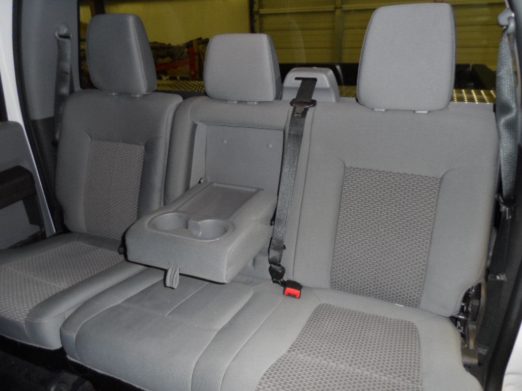 Ford F-250/350 60/40 Rear Seat Covers with an Armrest