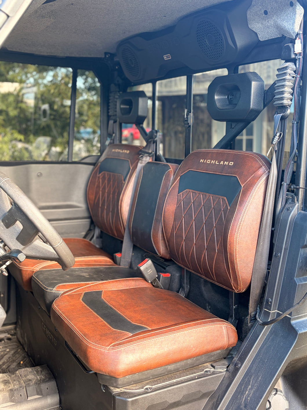 CF Moto 40/20/40 Back 60/40 Seat No Cup Console PRO/PRO Highland Seat covers