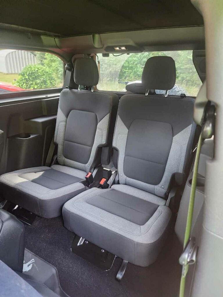 Ford Bronco Sasquatch 50/50 Rear Seats