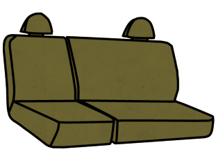 Chevy/GMC 1500/2500/3500 60/40 Seat Covers with Adjustable Headrests