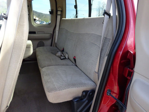 Ford F-150 40/60 Seats Covers with a Solid Back and Belt in the Back