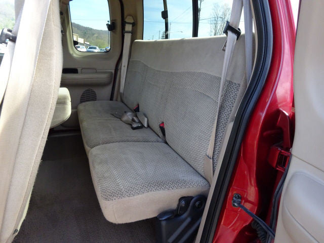 Ford F-150 40/60 Seats Covers with a Solid Back and Belt in the Back
