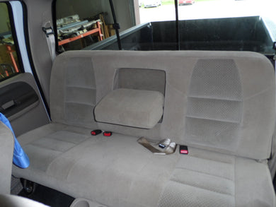 Ford F-250/350 Crew Cab Rear Bench Seat Covers with an Armrest