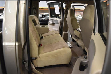 Ford F-250/350 Crew Cab Rear Bench Seat Covers with Cupholders in Armrest