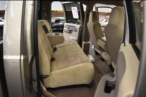 Ford F-250/350 Crew Cab Rear Bench Seat Covers with Cupholders in Armrest