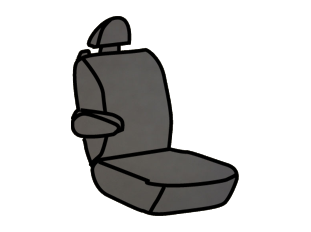Ford F-150 Captain Chair Seat Covers with Adjustable Headrests