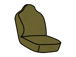 Ford F-150/250/350 Bucket Seat Covers with Molded Headrests