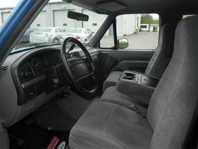 Ford F-150/250/350 40/20/40 Seat Covers with Molded Headrests and a Slide Console