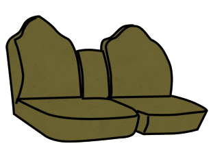 Ford Expedition 40/60 Seat Covers with Molded Headrests