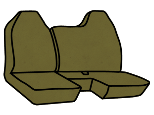Ford Ranger 60/40 Front Seat with Molded Headrests