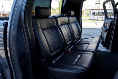 Ford F-150 60/40 Rear Seat Covers with Adjustable Headrests