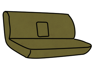 Ford F-250/350 Bench Seat Covers with an Armrest