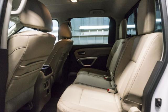 Nissan Titan 40/60 Rear Seat Covers with an Armrest