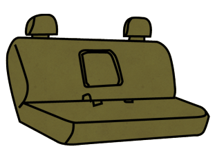 Toyota T100 Bench Seat (with Curve in Seat) with an Armrest