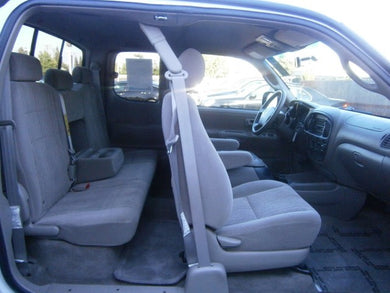 Toyota Tundra 40/60 Rear Seat Covers with a Solid Back